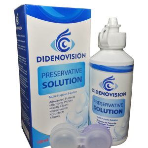 محلول شستشوی لنز دیدنو ویژن مدل Preservative-Solution حجم 120 میلی لیتر