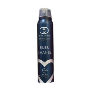 اسپری خوشبو کننده بدن مردانه دلوان مدل بلو شنل حجم 200 میلی لیتر bleu de chanel