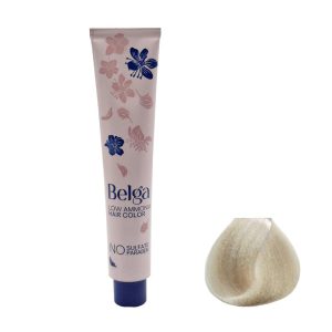 رنگ مو بلگا شماره A10 حجم 100 میلی لیتر رنگ بلوند خاکستری خیلی خیلی روشن