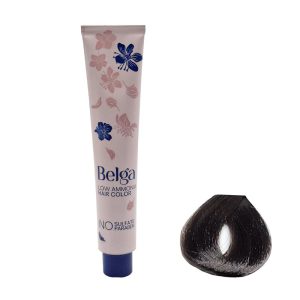 رنگ مو بلگا شماره M2 حجم 100 میلی لیتر رنگ قهوه ای زیتونی تیره