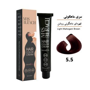 رنگ مو میس بلیچ قهوه‌ای ماهگونی روشن شماره 5.5