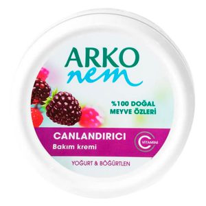 کرم مرطوب کننده دست و صورت حاوی عصاره تمشک و ماست آرکو 150 میل