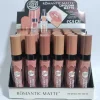 رژلب مایع رمانتیک مت ROMANTIC MATTE مدل 8039 بسته 24عددی عمده