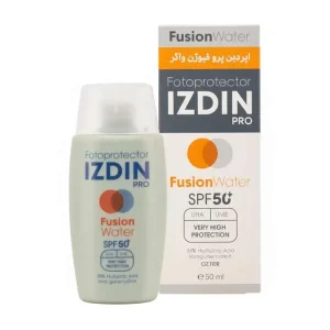 ضدآفتاب فیوژن واتر Izdin ایزدین +spf50 بی رنگ