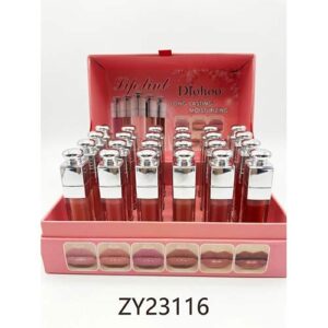 رژ لب مایع طرح دیور دورهو بسته 24عددی فروش عمده