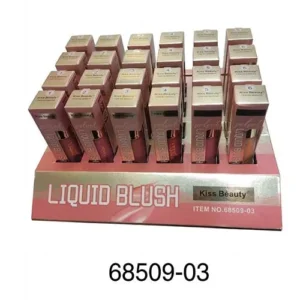 رژگونه مایع کیس بیوتی کد 03 - 68509 بسته 24عددی فروش عمد