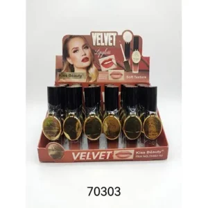 رژلب مایع کیس بیوتی آینه دار کد 70303 بسته 24عددی فروش عمده