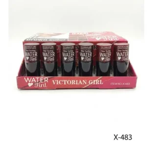 تینت لب قهوه ای ویکتوریان VICTORIAN کد483 بسته 24عددی فروش عمده