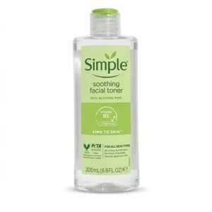 تونر سیمپل مدل Vitamin B5 Witch Hazel حجم 200 میلی‌لیتر، مناسب برای انواع پوست فروش عمده