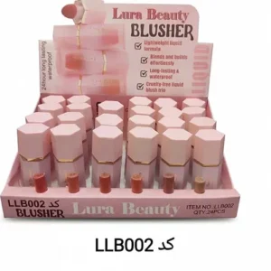 رژگونه مایع لورا بیوتی Lura Beauty  تستر دار کد LLB002 بسته 24عددی فروش عمده