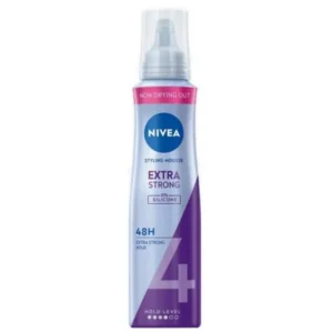 موس حالت دهنده مو اکسترا استرانگ نیوا Nivea Hair Styling Mousse Extra Strong 4 حجم 150میل فروش عمده